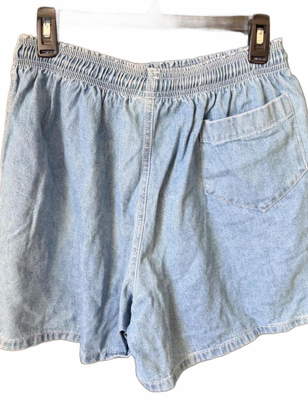 Shohei Ohtani Dodgers Sakura Embroidered Denim Shorts Y2K Light Wash Medium - Picture 2 of 7